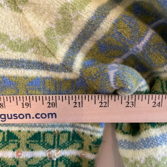 Style&Co Monaco Shamrock Lime Green Long Sleeve Turtleneck Sweater NWT - Picture 10 of 10